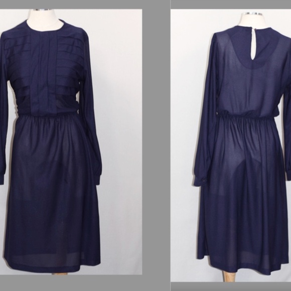 Dark Blue Dress - Picture 13 of 13